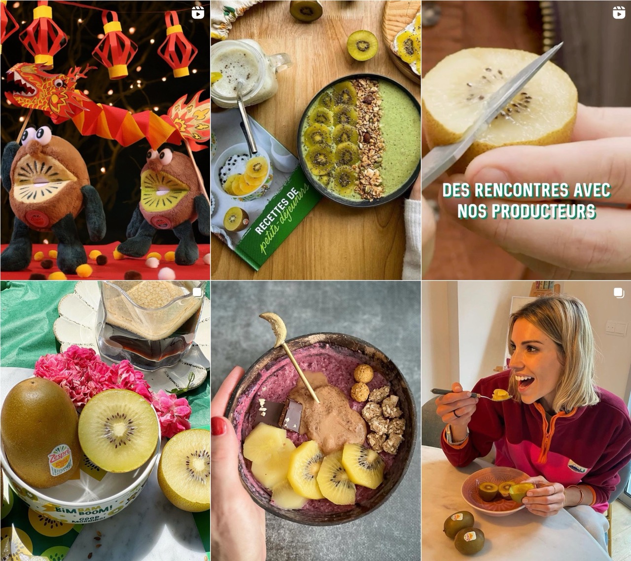 Zespri France compte Instagram