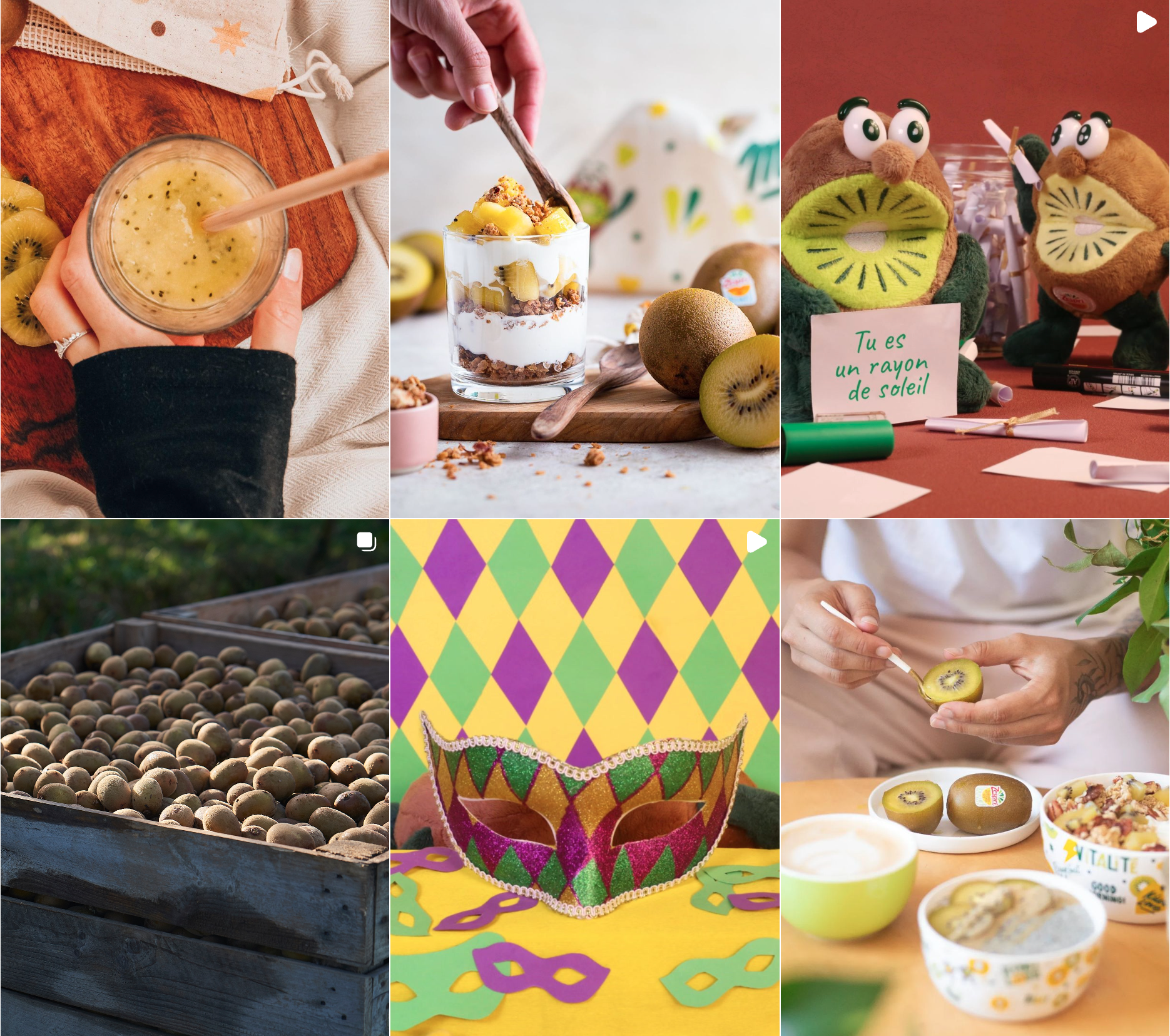 Zespri France compte Instagram