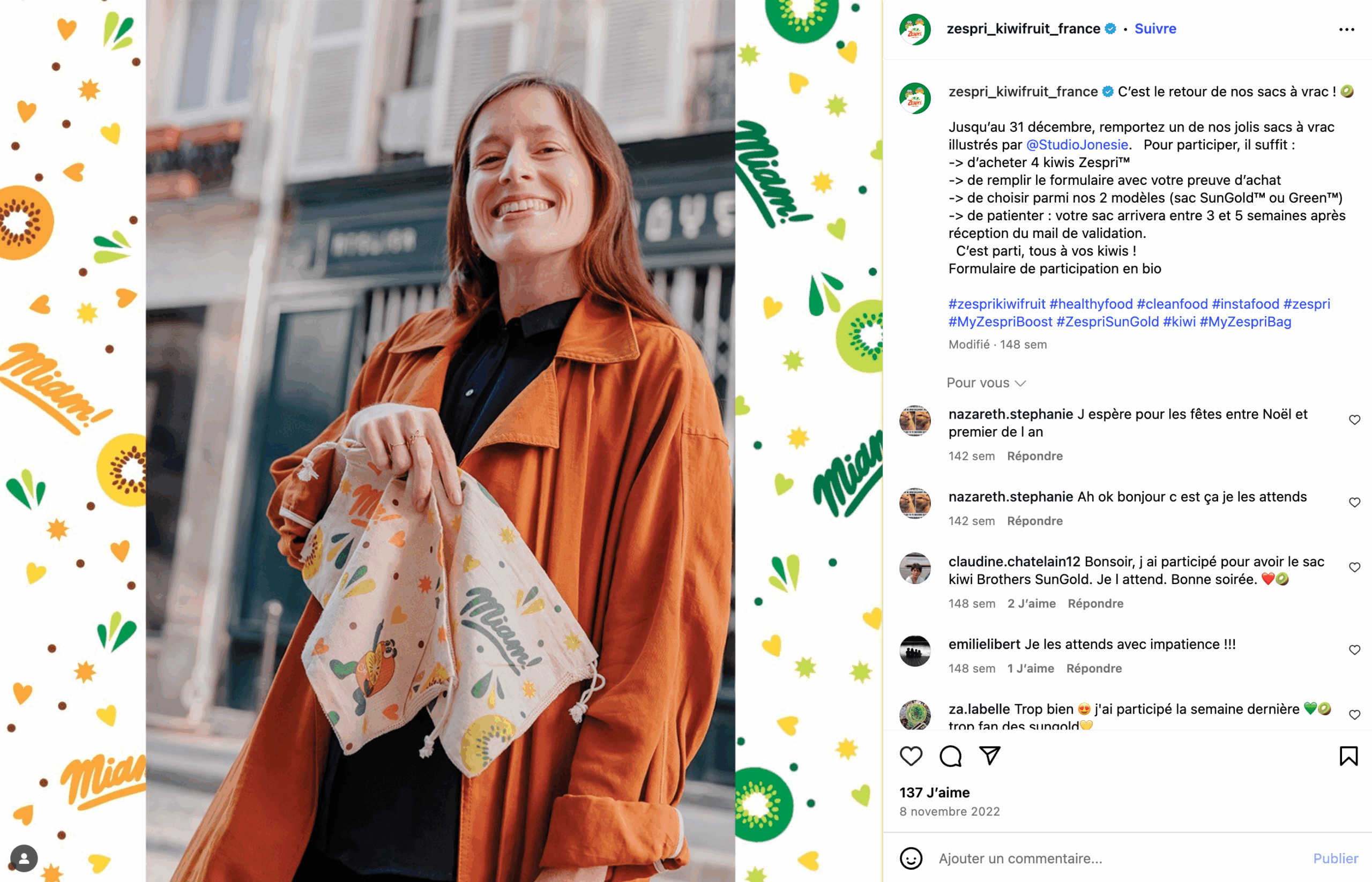 Zespri France jeu concours